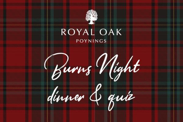 Burns Night Dinner